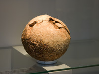 <p>Dinosaur eggs come in all shapes and sizes. They tend to be ovoid or spherical in shape and up to 30cm in length - about the size of a rugby ball. The smallest dinosaur egg so far found is only 3cm long. Once the egg has been fossilised it will become hard like rock, but it will retain a structure of its own.</p>